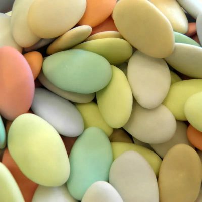 Dragées Chocolat - dragée entièrement chocolat - mélange de couleur